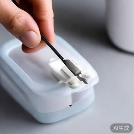 “撬开滤芯卡扣,轻松取出”
