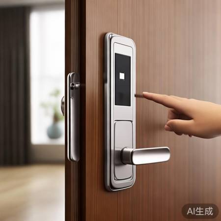 指纹锁小巧方便,解锁快